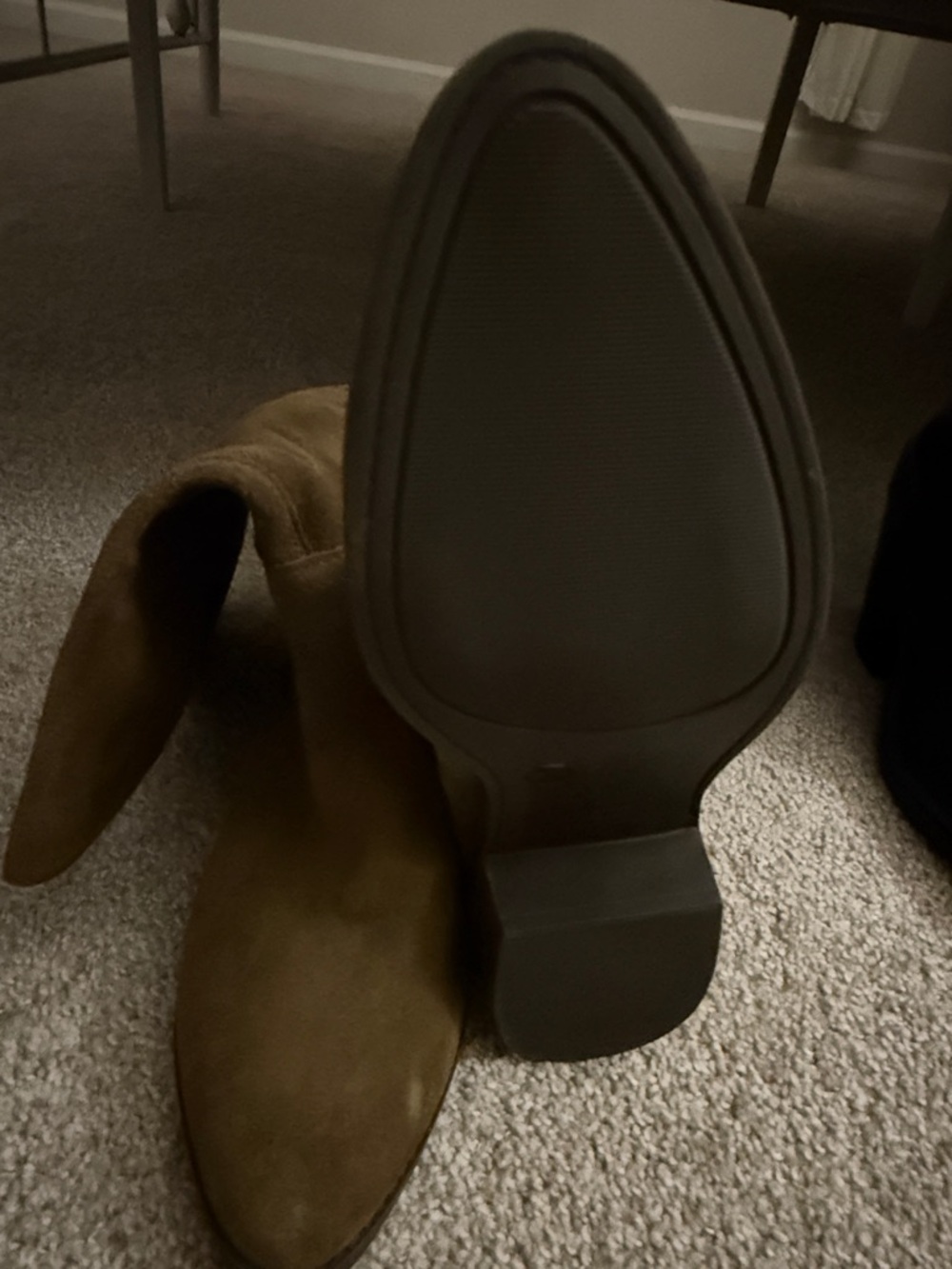 Lucky Brand Olive Green Suede Boots